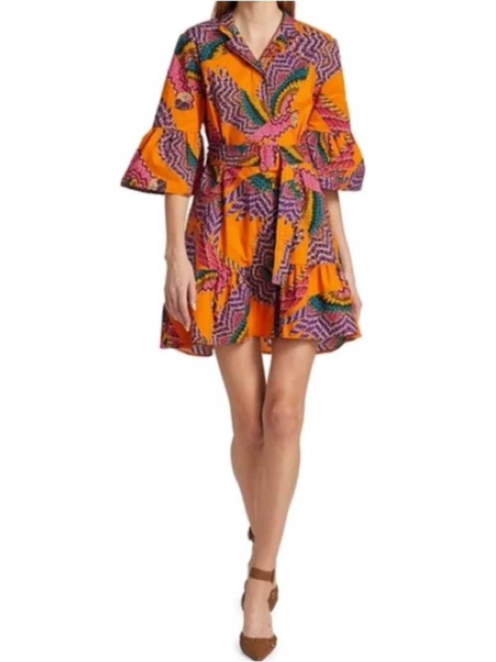 Farm Rio Beaded  Macaws Mini Dress Tropical Vacation Birds Summerdress XL
